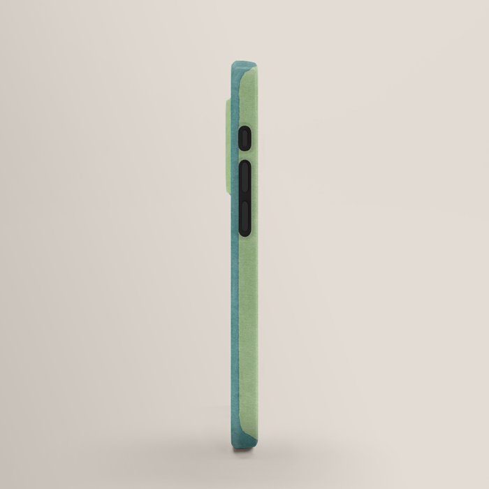 STRIPES - 005 - teal and green