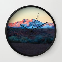 Arizona Desert Sunset Wall Clock
