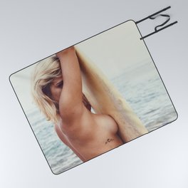 Sexy Surfer Picnic Blanket
