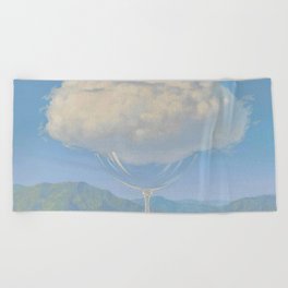 Rene Magritte La Corde Sensible Beach Towel