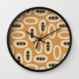 Abstract Seeds #1 Wall Clock
