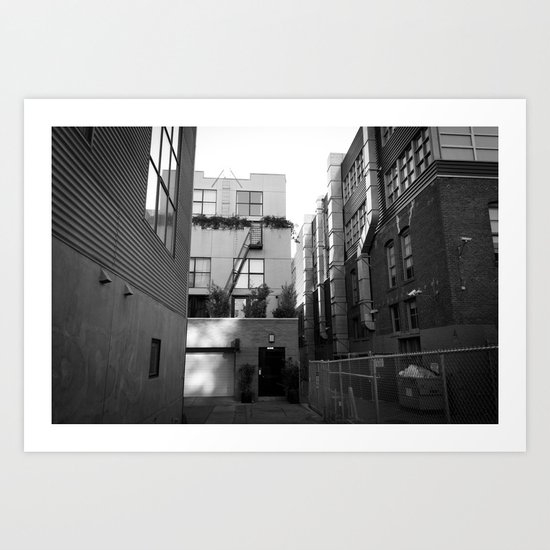 SF Back Alley Art Print