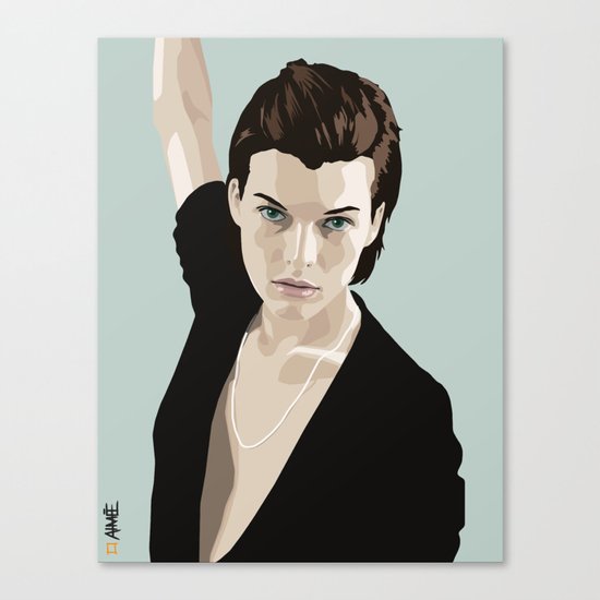 Milla Jovovich Canvas Print