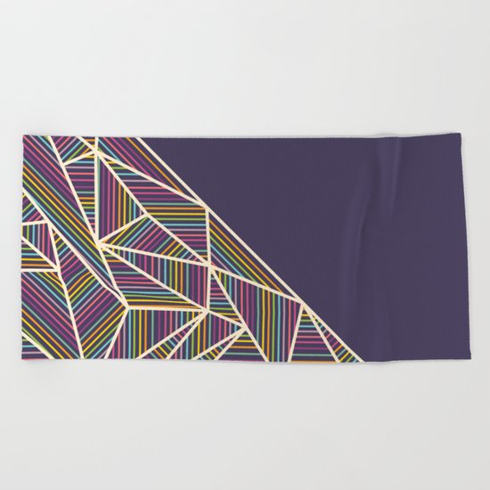 B Rays Geo 3 Beach Towel