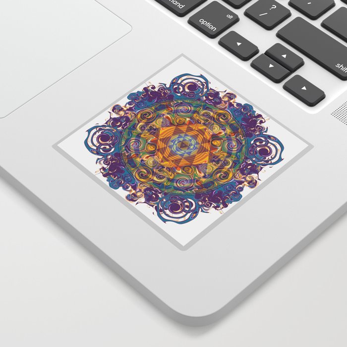 Actualize Sri yantra Sticker