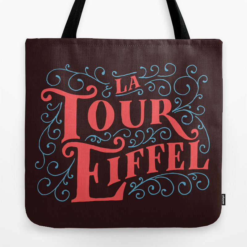 La Tour Eiffel Tote Bag By Zachhiggins Society6