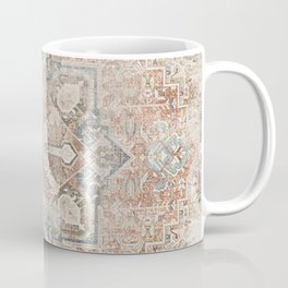 Distressed Kamran Coral Coffee Mug