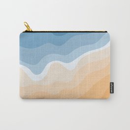 Abstract print sea and beach Carry-All Pouch