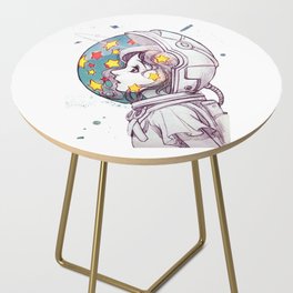 An Astronaut Dreams Side Table