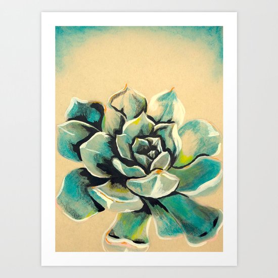Succulent Art Print