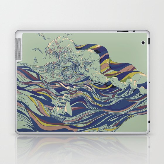 OCEAN AND LOVE Laptop & iPad Skin
