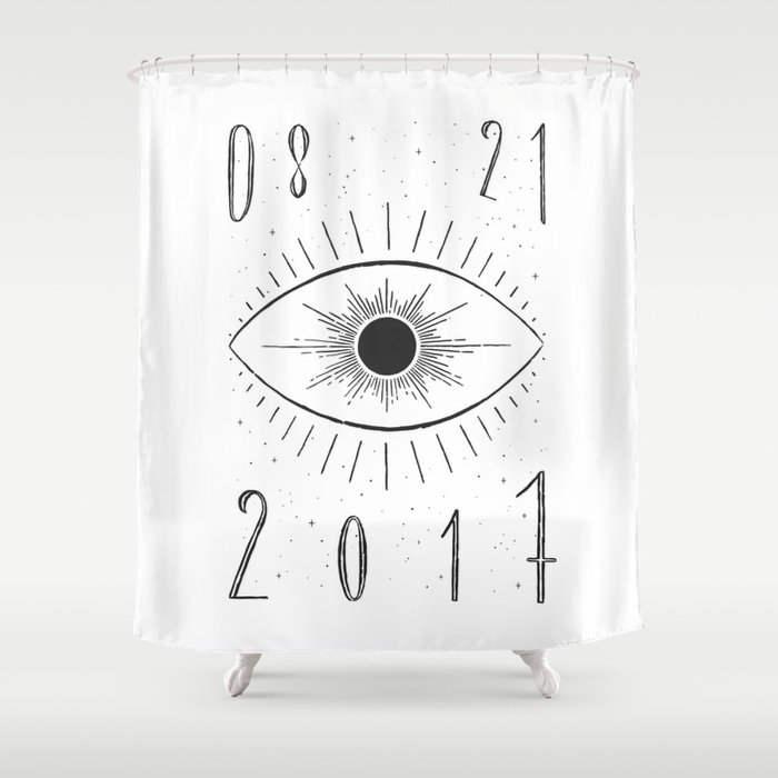 Total Eclipse Shower Curtain