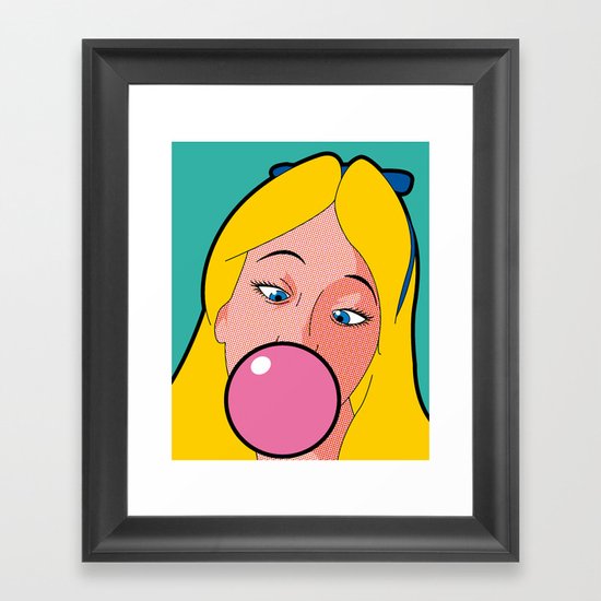 The secret life of heroes - AliceGum Framed Art Print