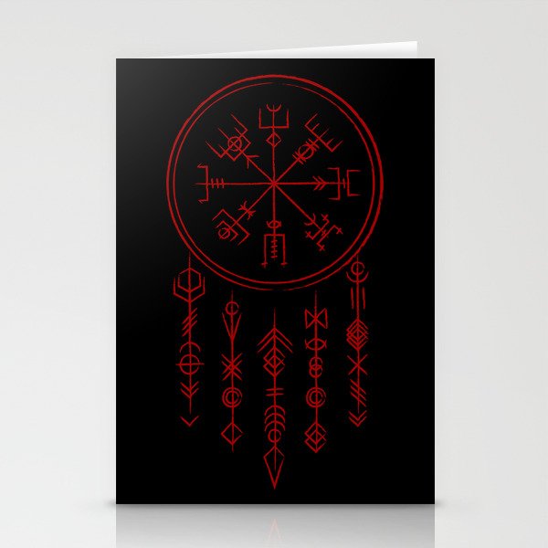 Vegvisir the Viking magical compass. Stationery Cards