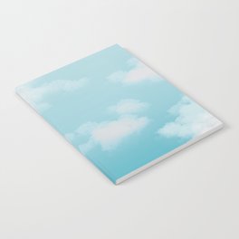 Beautiful Blue Sky with clouds Notebook