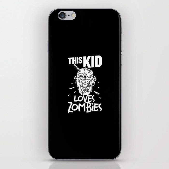 Scary Zombie Halloween Undead Monster Survival iPhone Skin