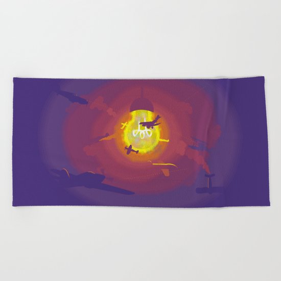 Battle Beach Towel