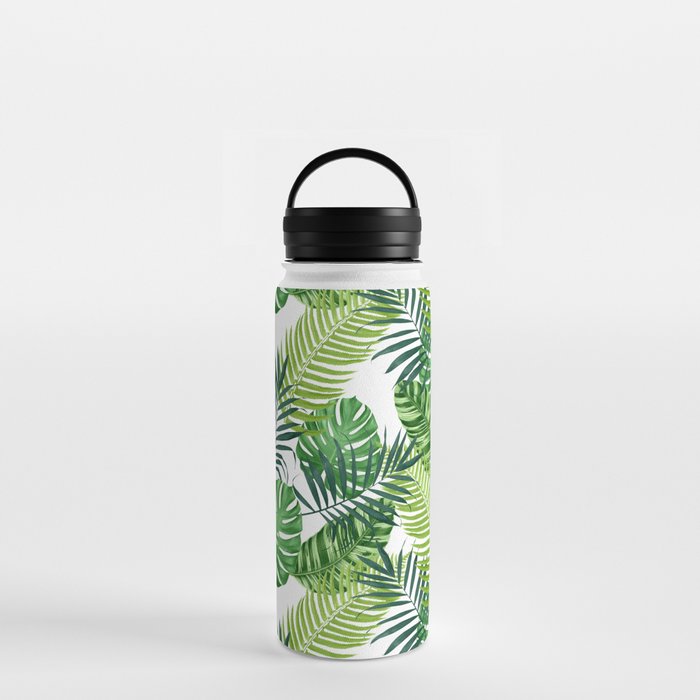 Tropical leaves III Water Bottle