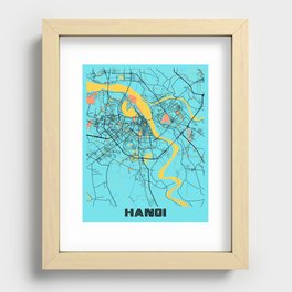 Hanoi city Recessed Framed Print