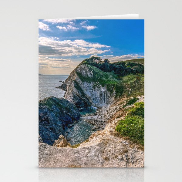 Jurassic pit (Stair Hole, Lulworth Cove) Stationery Cards