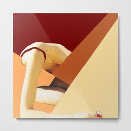 ABSTRACT ANATOMY - Suffocating Metal Print | Swimming, Hot, Abstract, Suffocation, Woman, Abstractanatomy, Warmcolors, Nail, Suffocating, Breath 