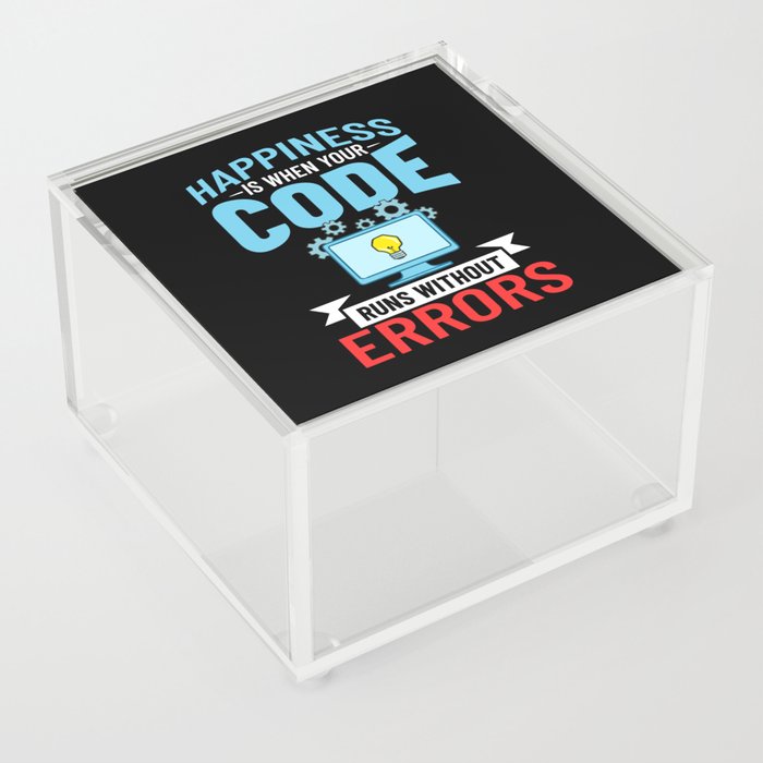 Software Development Engineer Developer Manager Acrylic Box