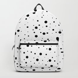 Black and White Polka Dots Backpack
