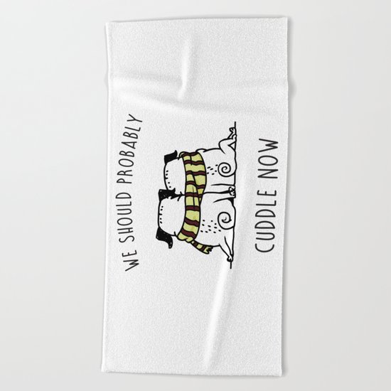 Cuddle Now Beach Towel