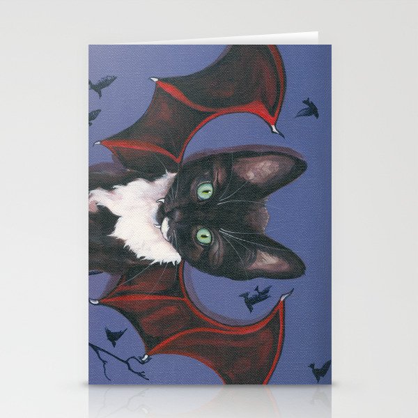 Bat~Cat Stationery Cards