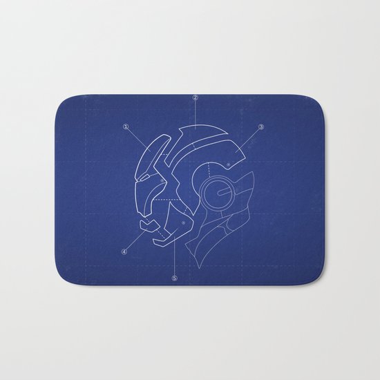 Heroes Are Built Bath Mat