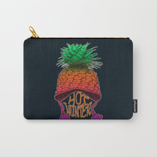 Hot Pineapple Winter Carry-All Pouch