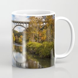 Spanning The Cuyahoga River Coffee Mug
