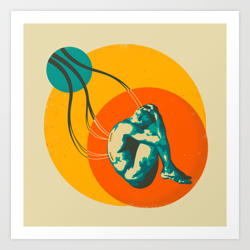 Brave New World Art Print By Jazzberryblue Society6