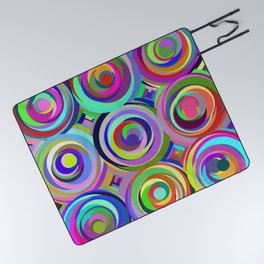 3x3 009 - abstract bouquet Picnic Blanket