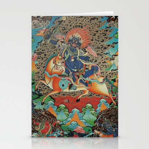 Mahakala Thangka Buddhist Painting Stationery Cards