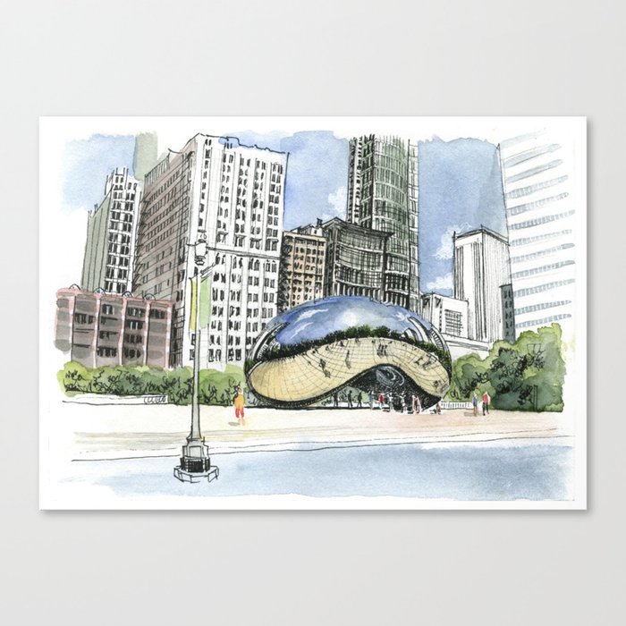 Millennium Park, Chicago Canvas Print