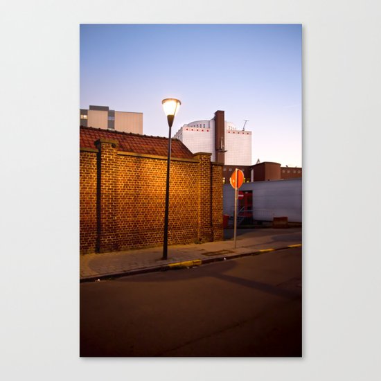 Urban Night Walk Canvas Print
