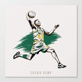 Shawn Kemp Canvas Print