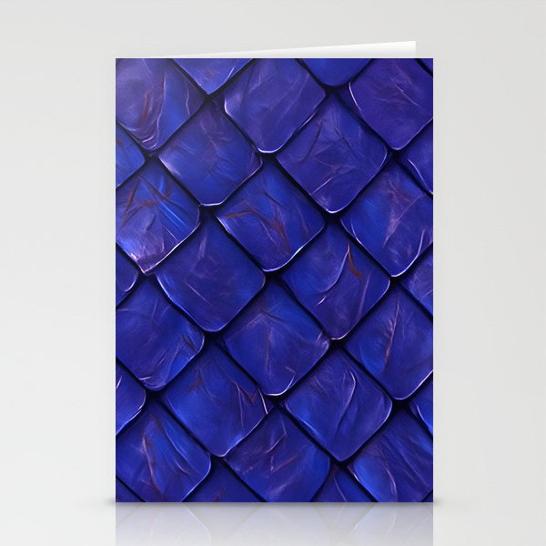 Dragon Skin (Blue) Stationery Cards