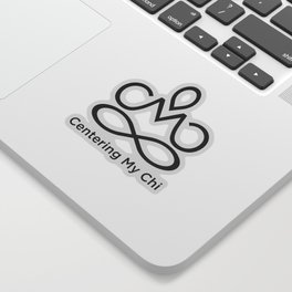Centering My Chi Logo Sticker
