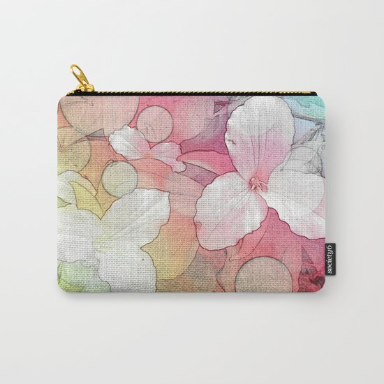 Trillium flowers Carry-All Pouch