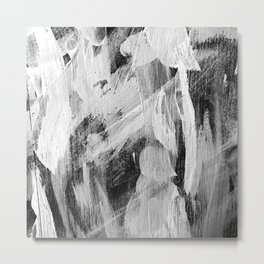 Abstract Painting in Black, Gray and White Metal Print | Artsyabstract, Chicabstractart, Artsyabstracts, Painting, Abstractartsygift, Abstractpainting, Trendyabstract, Abstractartgifts, Uniqueabstract, Abstractgifts 