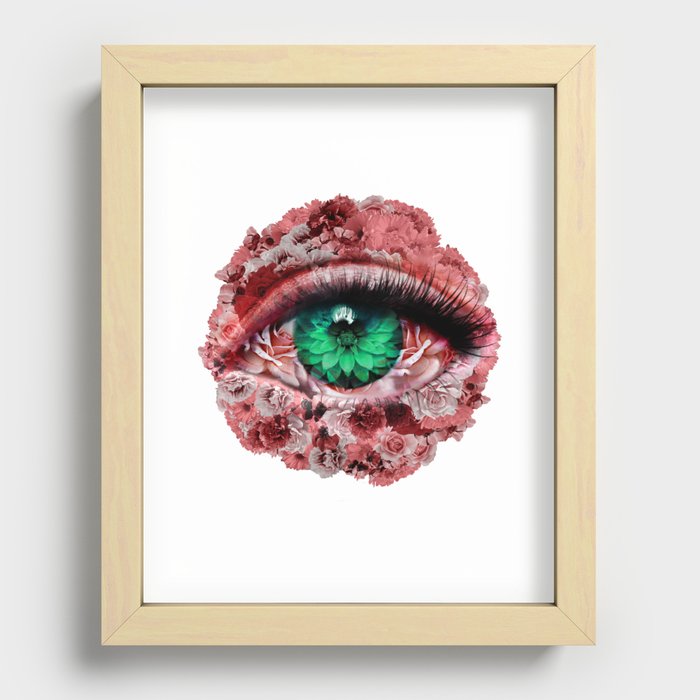 the eye Recessed Framed Print