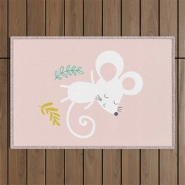 Monty Mouse and Carlie Cat Outdoor Rug