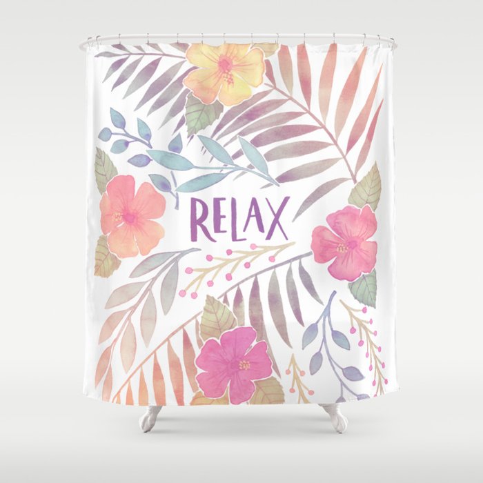 Relax - Sunset Hues Shower Curtain