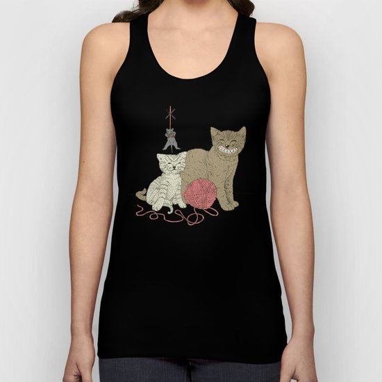 Naughty Cats Unisex Tank Top
