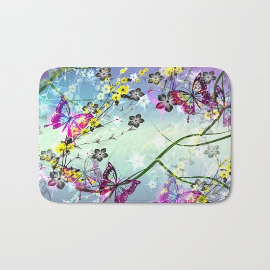 Floral Fantasy Bath Mat