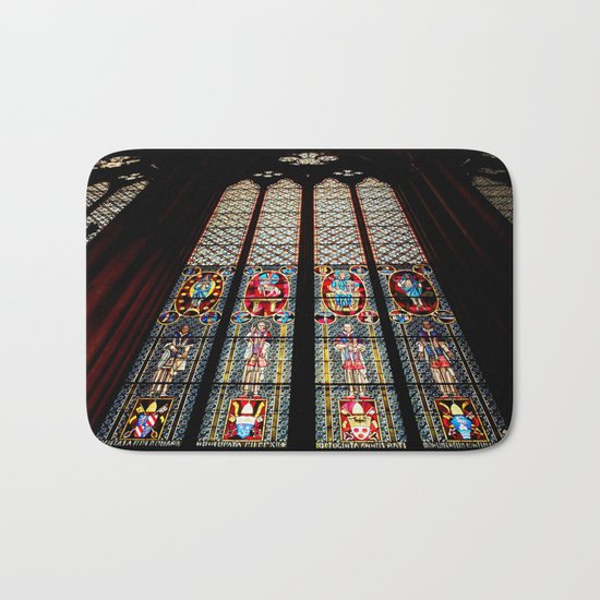 Cathedral Window Bath Mat