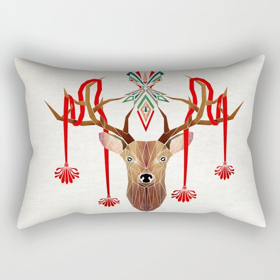 deer rope Rectangular Pillow