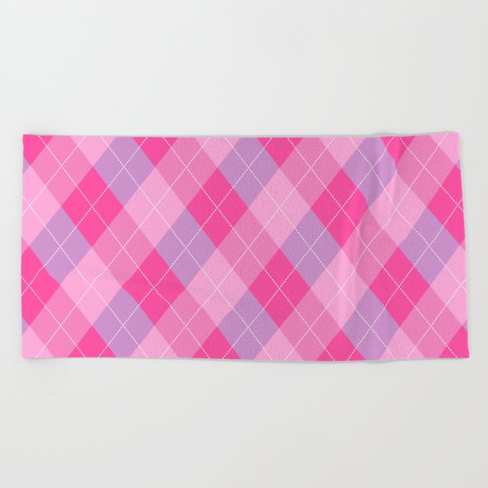 something argyle Beach Towel